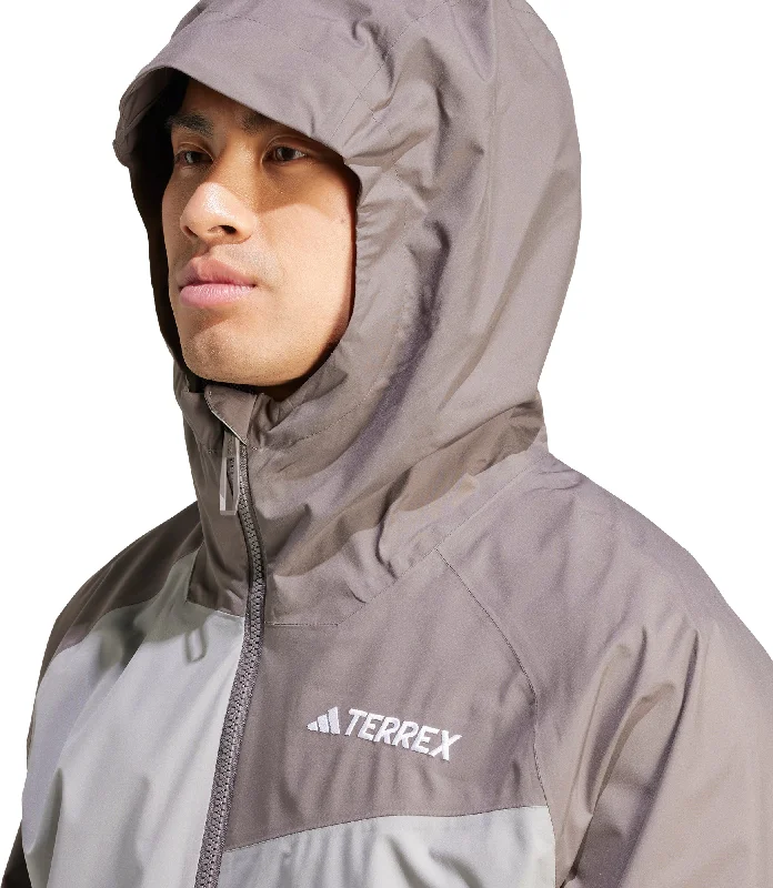 adidas Terrex Multi 2L Rain.RDY Mens Walking Jacket - Grey