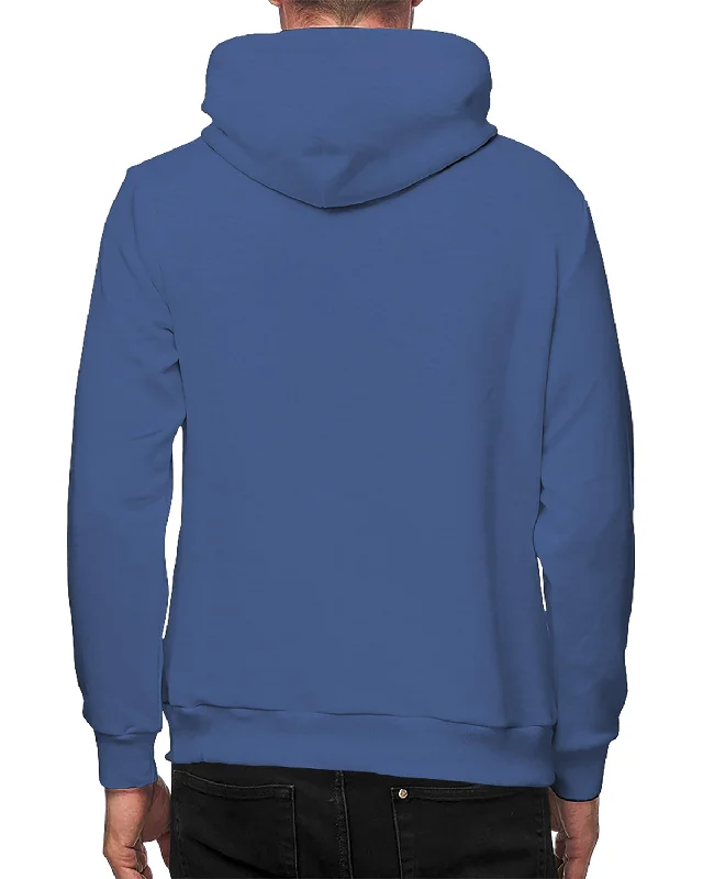 men Hooded Royal Blue Sweatshirt