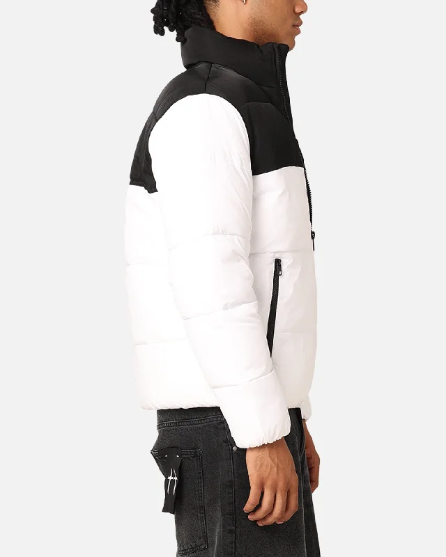 Calvin Klein Blocking Puffer Jacket Bright White