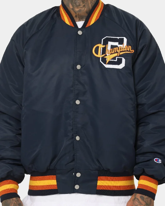 Champion Lifestyle Letterman Jacket Navy