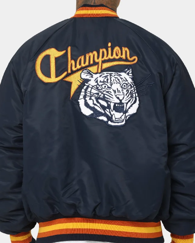 Champion Lifestyle Letterman Jacket Navy