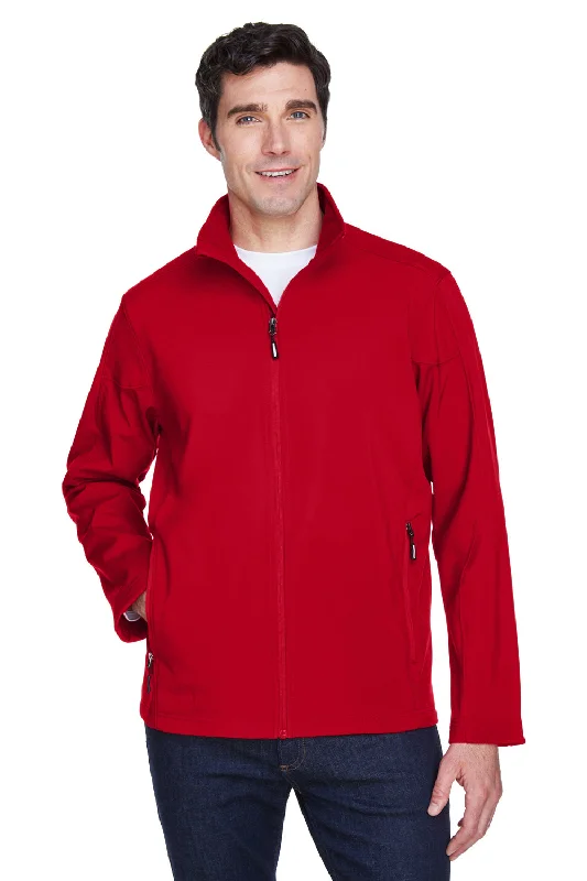 Core 365 Mens Cruise Water Resistant Full Zip Jacket - Classic Red