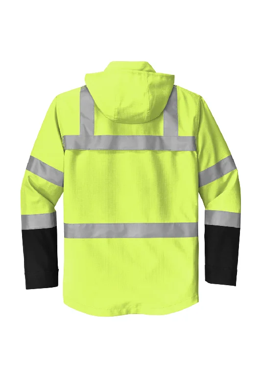 CornerStone Mens Enhanced Visibility Waterproof Full Zip Jacket - Safety Yellow