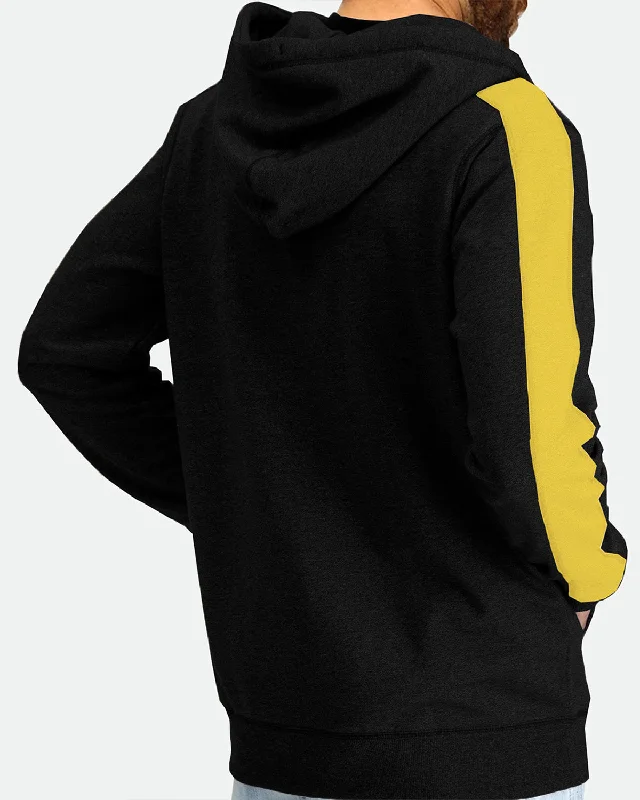 Full Sleeve Black & Yellow Men's Jacket