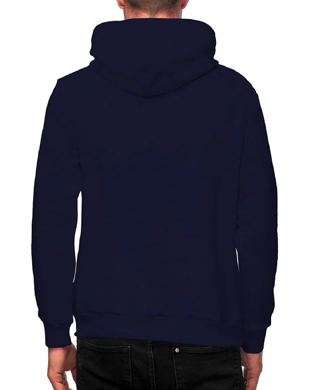 Full Sleeve Fleece Navy Color Plain Jacket