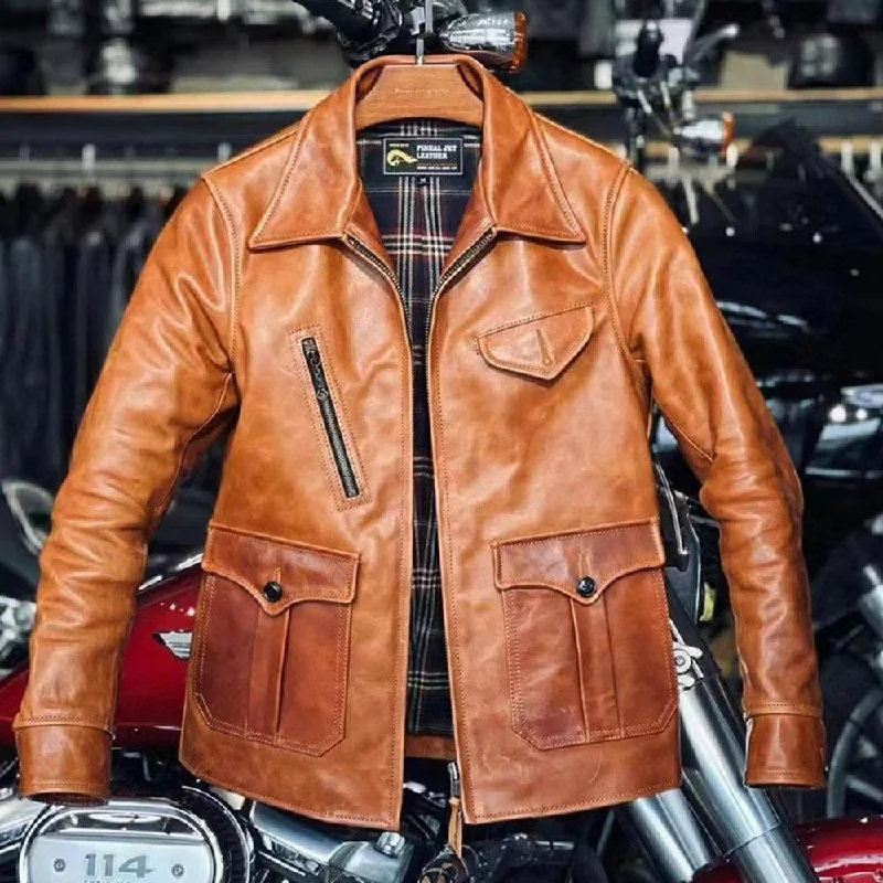 Timeless British Horsehide Jacket