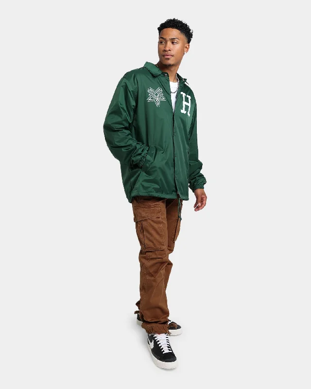 HUF X Thrasher Split Coaches Jacket Forest Green