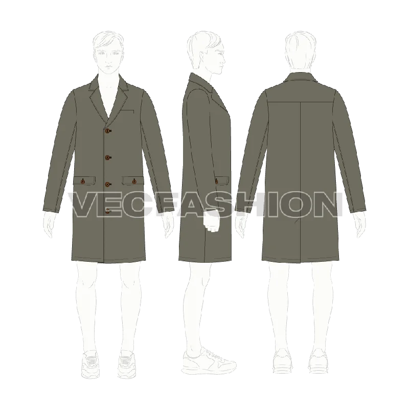 Mens Woolen Coat