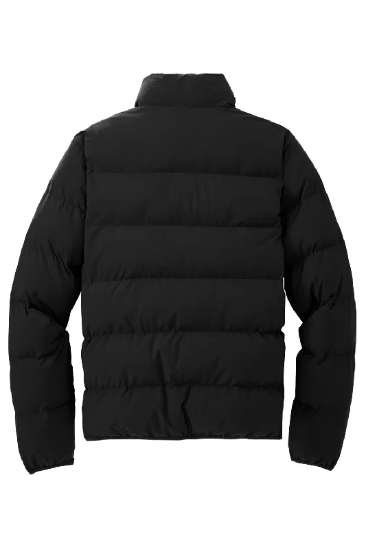 Mercer+Mettle Mens Water Resistant Full Zip Puffy Jacket - Deep Black