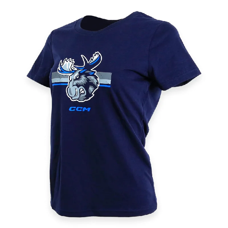 MOOSE CCM WOMEN'S STRIPE T