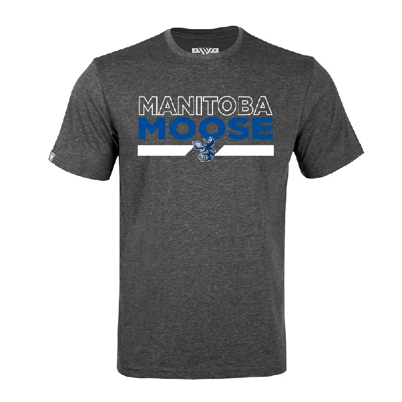 MOOSE NO HITTER T-SHIRT CHARCOAL