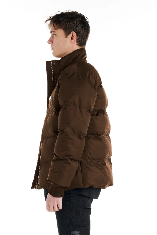 nANA jUDY Mens Monet Puffer Jacket - Brown