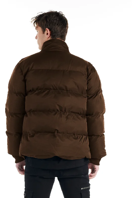 nANA jUDY Mens Monet Puffer Jacket - Brown