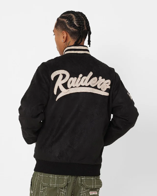 New Era Las Vegas Raiders Suede Jacket Black