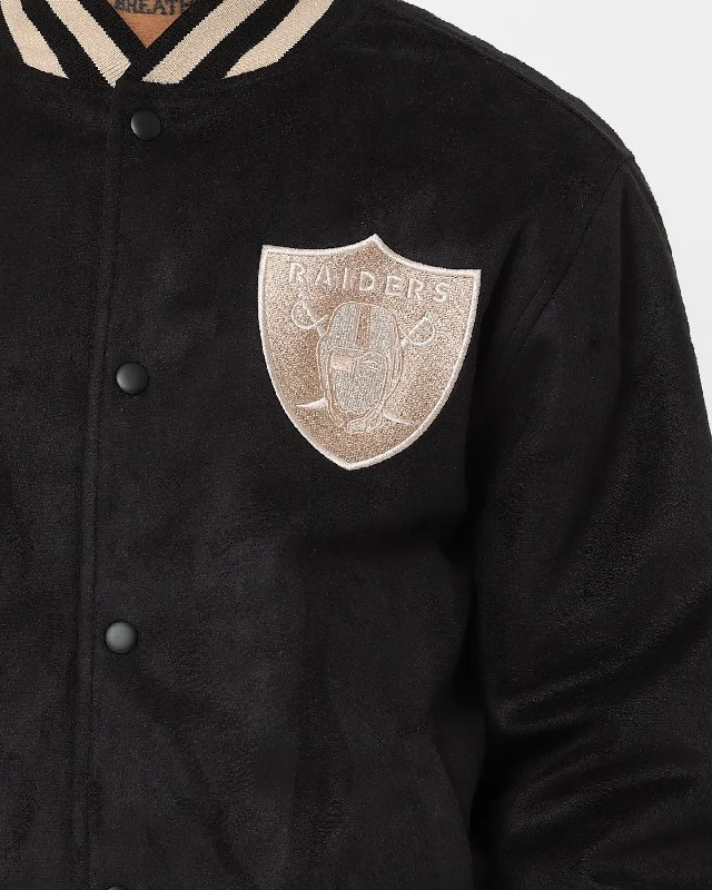 New Era Las Vegas Raiders Suede Jacket Black