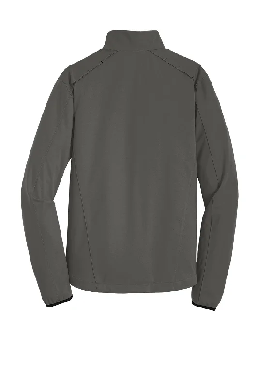 Port Authority Mens Active Wind & Water Resistant 1/4 Zip Jacket - Steel Grey