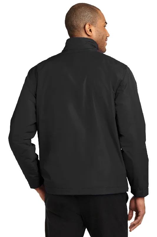 Port Authority Mens Challenger II Wind & Water Resistant Full Zip Jacket - Black