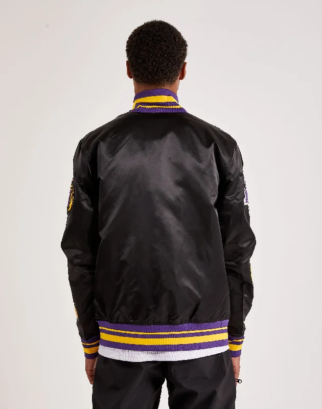 Pro Standard Los Angeles Lakers Satin Varsity Jacket