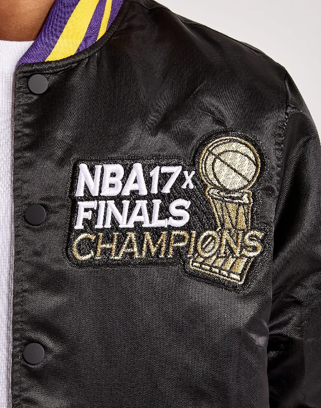 Pro Standard Los Angeles Lakers Satin Varsity Jacket