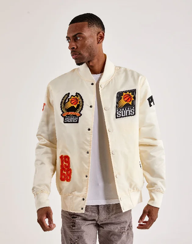 Pro Standard Phoenix Suns Satin Varsity Jacket