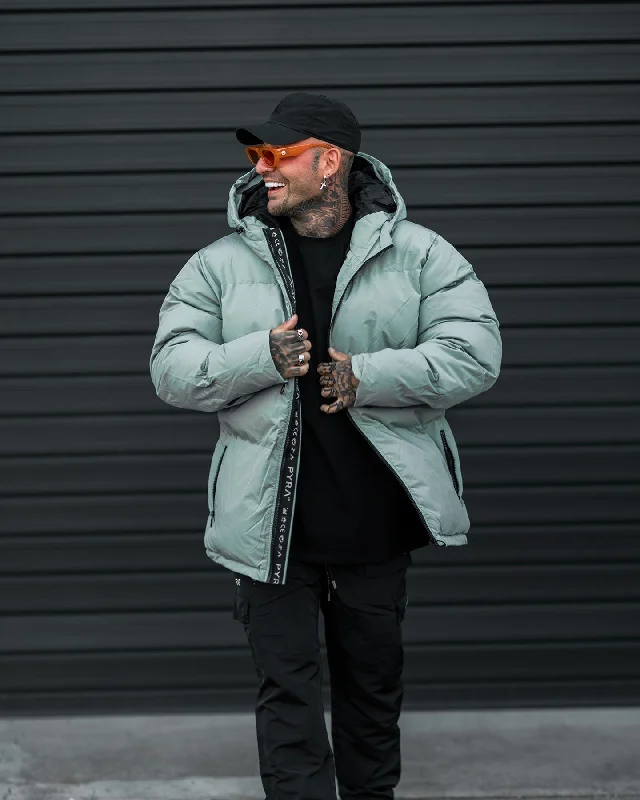 PYRA Padded Puffa Jacket Seafoam