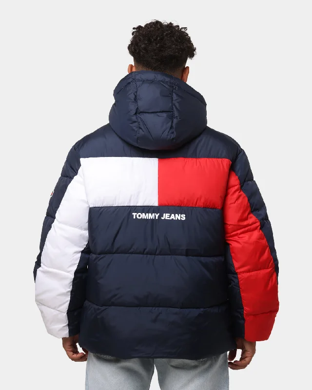 Tommy Jeans Back Flag Puffer Twilight Navy