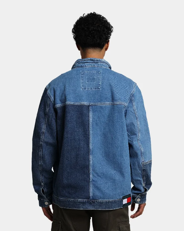 Tommy Jeans TJM Panel Zip Denim Jacket Denim Light