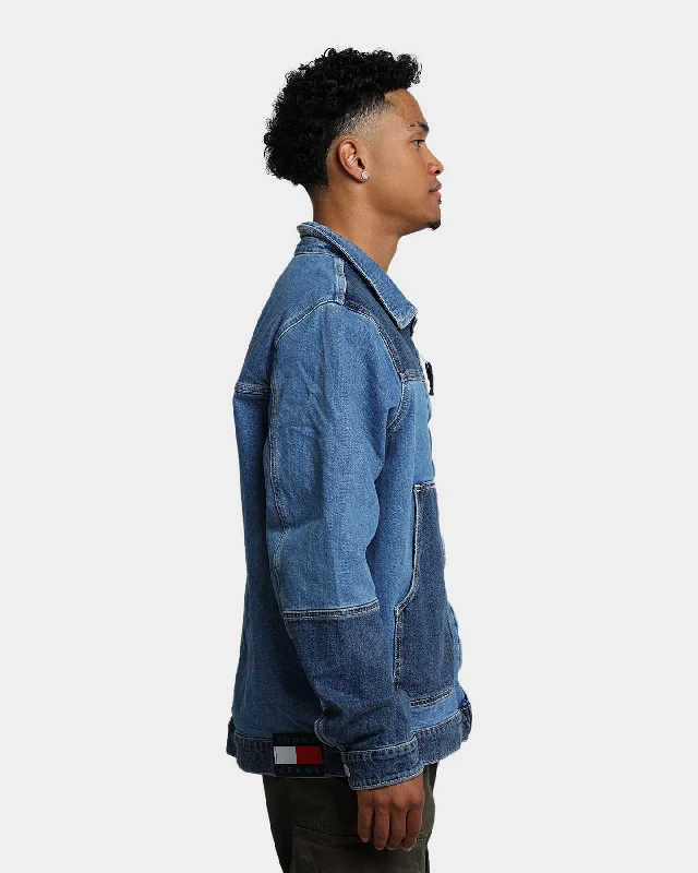 Tommy Jeans TJM Panel Zip Denim Jacket Denim Light