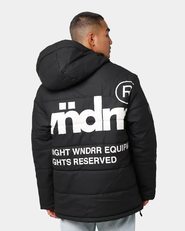 WNDRR Dos Puffer Jacket Black