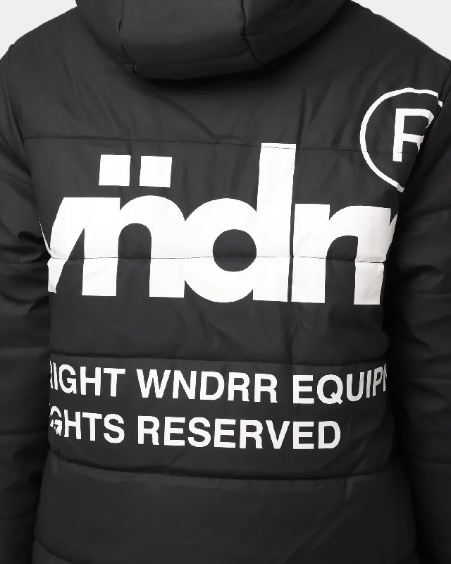 WNDRR Dos Puffer Jacket Black