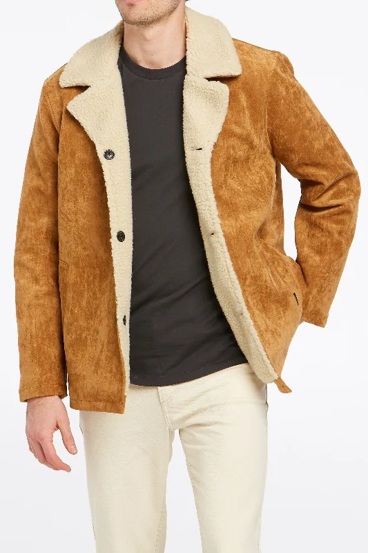 WranglerMens Faux Pas Sherpa Coat - Tan