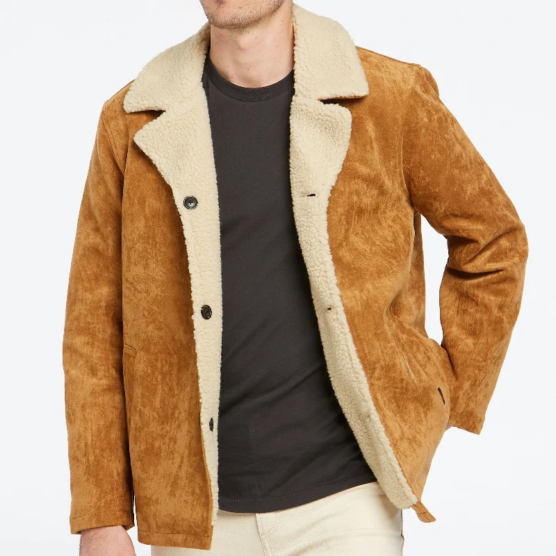 WranglerMens Faux Pas Sherpa Coat - Tan