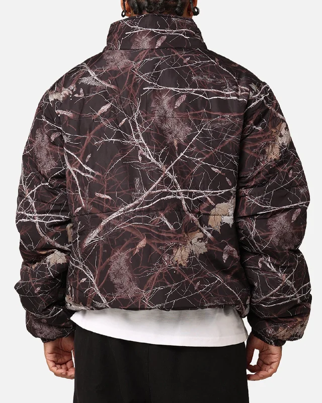 X-Large Wave Dye Puffer Jacket Dark Camo