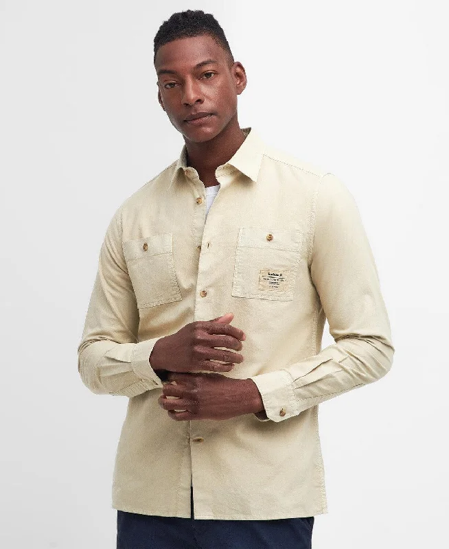 Barbour Mens Bentham shirt - Putty