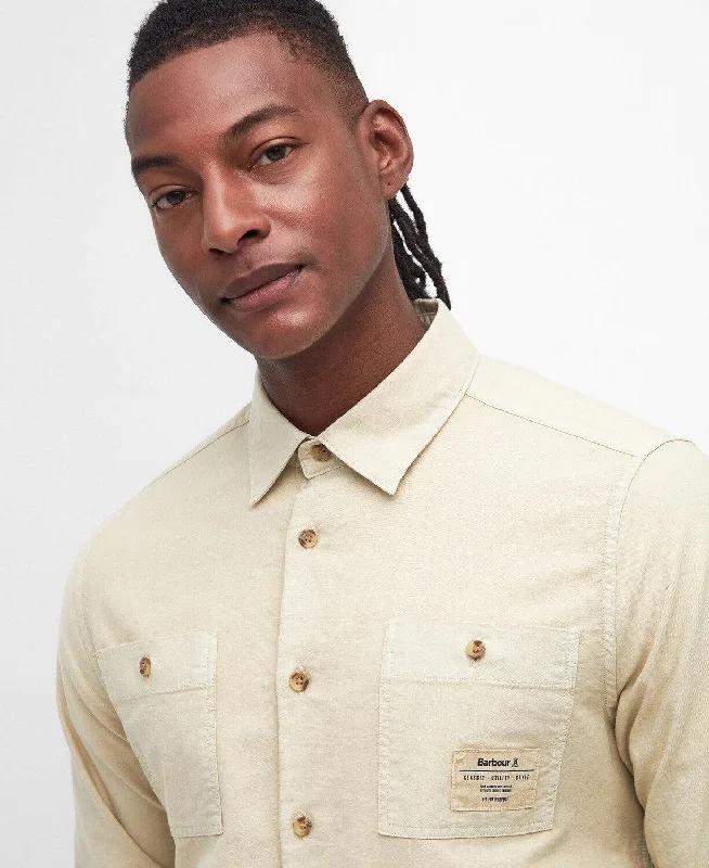 Barbour Mens Bentham shirt - Putty