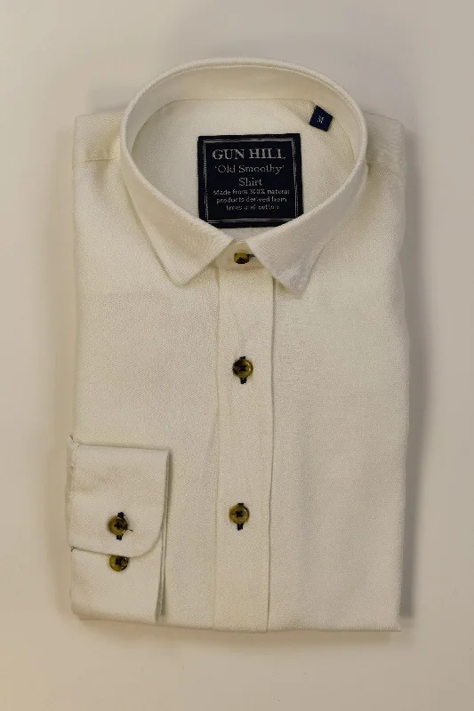 Gun Hill Mens Old Smoothy Shirt - Ivory