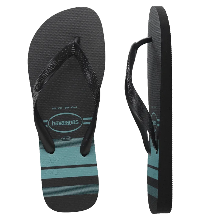 HAVAIANAS Top Basic Thongs -Black Male