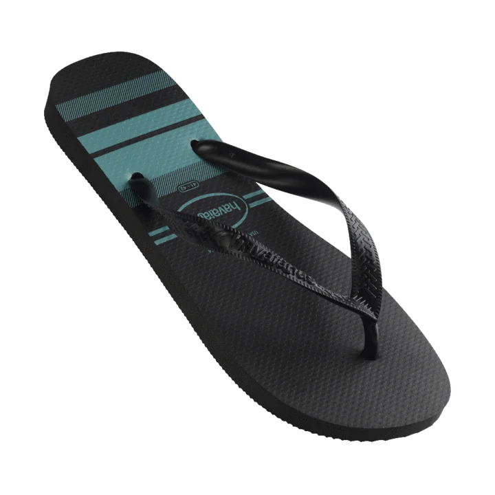 HAVAIANAS Top Basic Thongs -Black Male