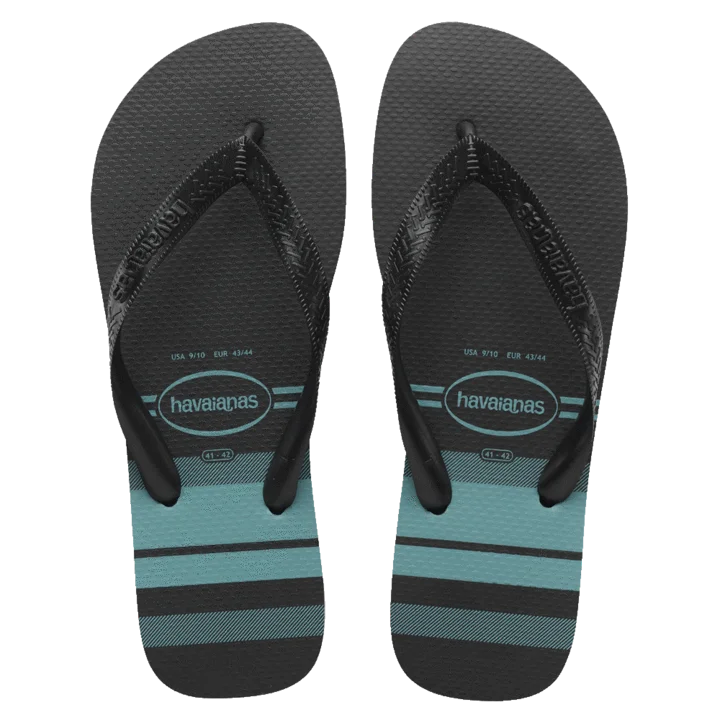 HAVAIANAS Top Basic Thongs -Black Male