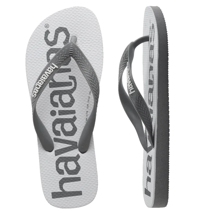 HAVAIANAS Top Logomania 2 Steel Grey Male Thongs