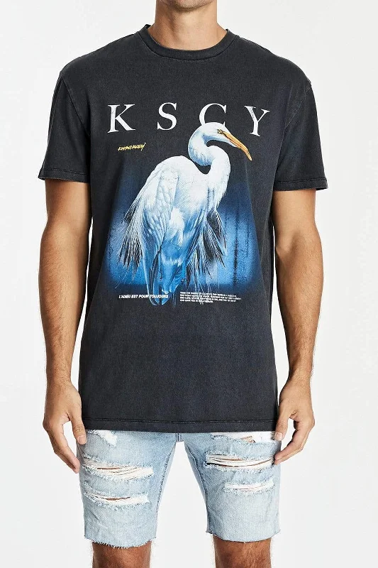 KISS CHACEY Mens Farewell Relaxed Tee - Pigment Black