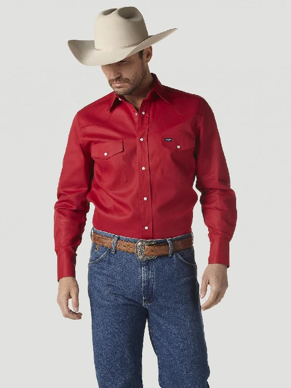 Men's Wrangler Cowboy Cut Snap Front Shirt #MS70619