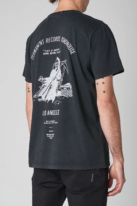 NEUW Mens Permanent Records Tee - Black