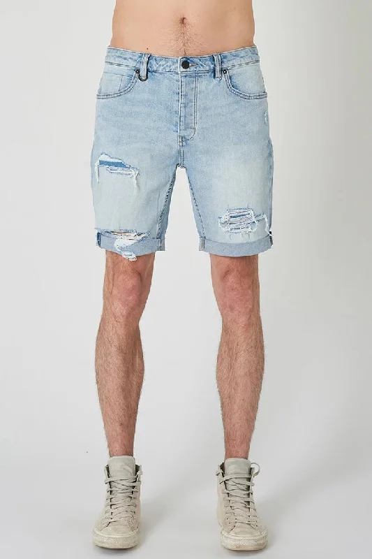 NEUW Mens Ray Denim Short - Axis Trashed