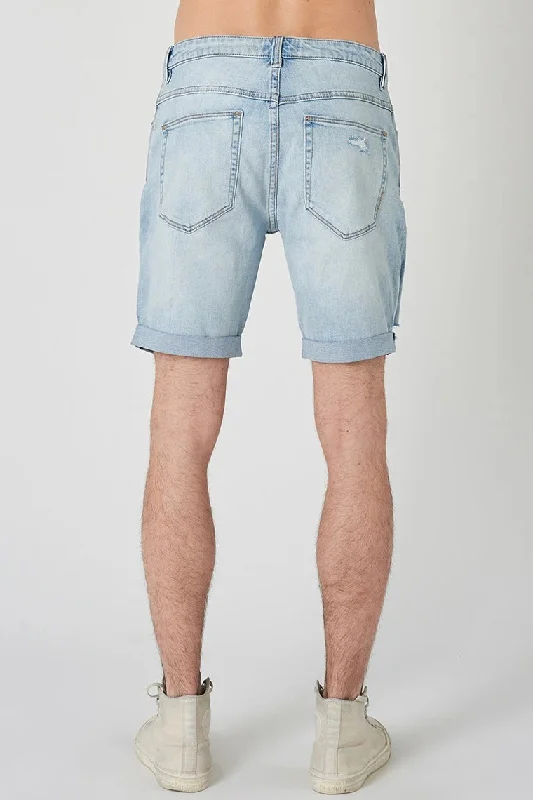 NEUW Mens Ray Denim Short - Axis Trashed