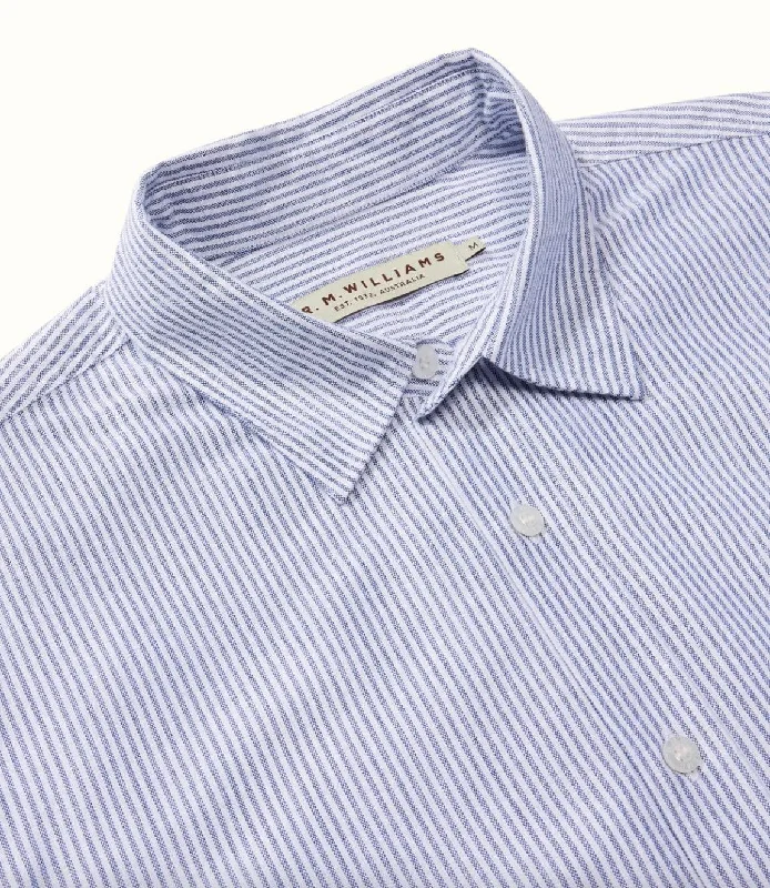 R M Williams Shirt -  Red stripe or blue stripe