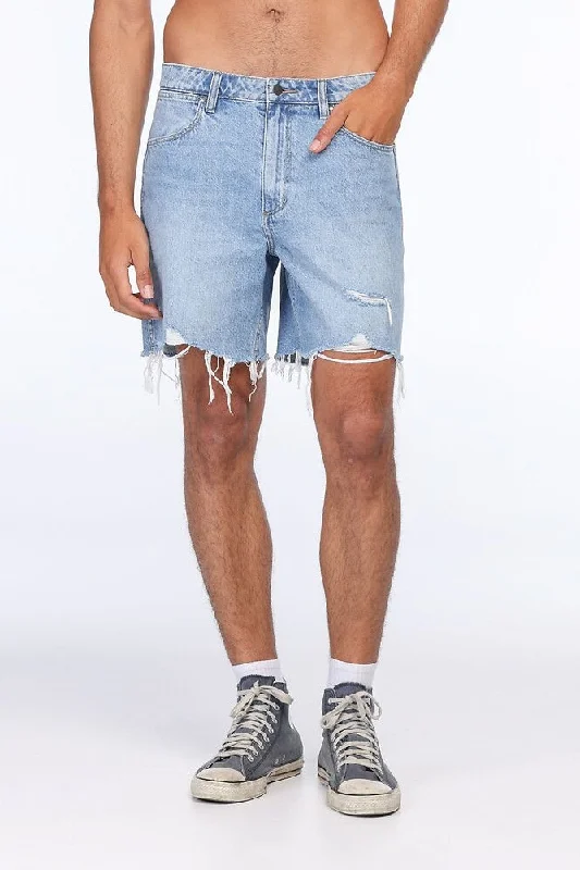 WRANGLER Mens Eazy Straight Denim Shorts - Wild