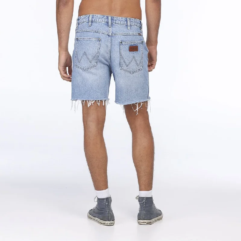 WRANGLER Mens Eazy Straight Denim Shorts - Wild