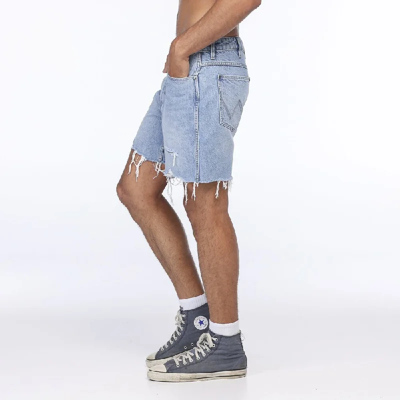 WRANGLER Mens Eazy Straight Denim Shorts - Wild