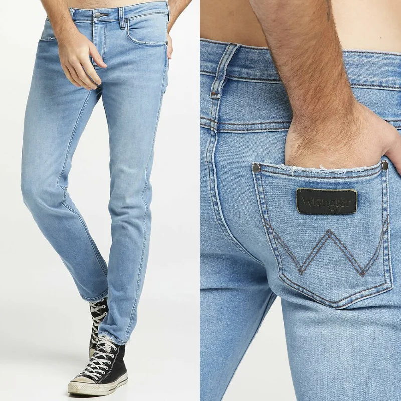 WRANGLER Mens Stomper Slim Jeans - Whip It